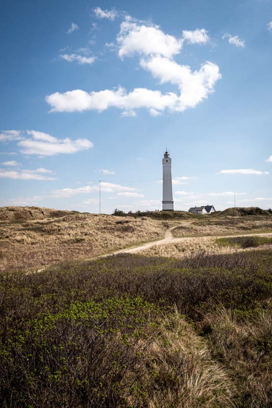 Der Leuchtturm von Blavand an der Dänischen Nordsee